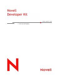 Novell Developer Kit - webdev