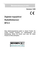 Digitaler kapazitiver Radialfeldsensor MT2.5 - EDISEN SENSOR ...