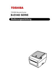 TOSHIBA B-EV4D Bedienungsanleitung