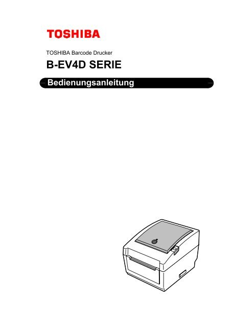 TOSHIBA B-EV4D Bedienungsanleitung