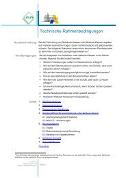 Technische Rahmenbedingungen | pdf - mebis