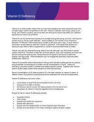 Vitamin D Deficiency - Royal National Hospital for Rheumatic ...
