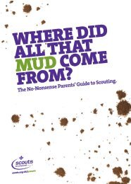 Parents' Guide to Scouting - The Scout Association
