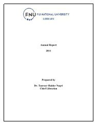 Annual Report 2011 - Fiji National University