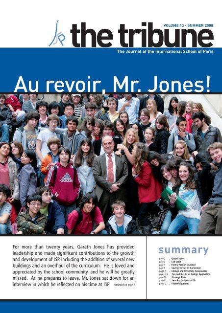The Tribune Vol. 13 - International School of Paris