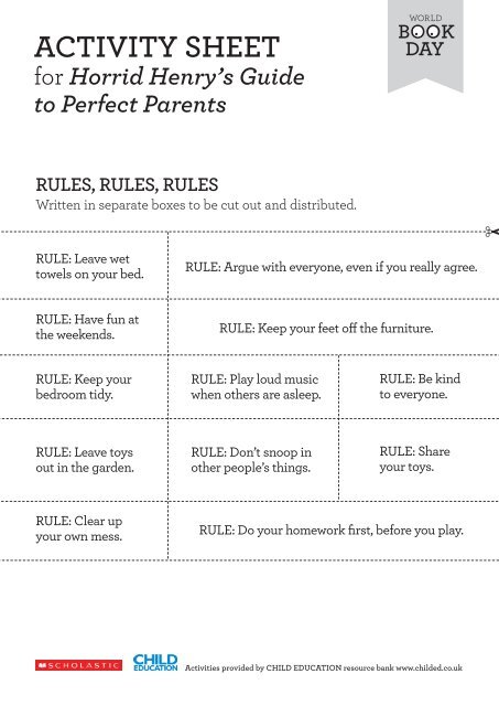 LESSON PLAN - World Book Day