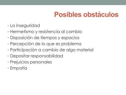 FormaciÃ³n de Promotores comunitarios: Una estrategia preventiva y ...