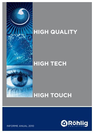 high touch high tech high quality - Röhlig