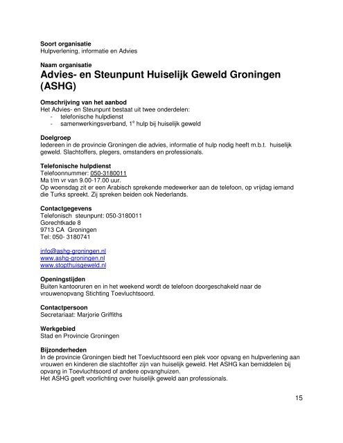 Sociale kaart Tienerzwangerschap & Jong ouderschap Groningen ...