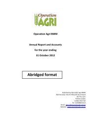 Abridged format - Operation Agri