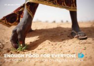 THE NEED FOR UK ACTION ON GLOBAL HUNGER - Enough Food IF