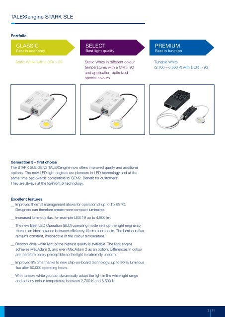 tengine STARK SLE - Tridonic