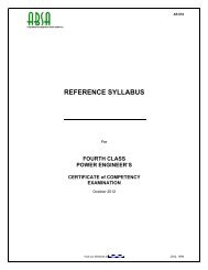 REFERENCE SYLLABUS - ABSA