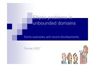 Elliptic problems in unbounded domains