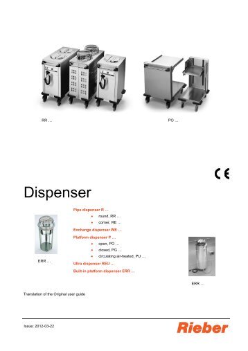 Dispenser - Rieber GmbH & Co. KG