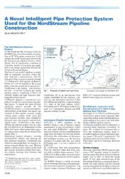 A Novel Intelligent Pipe Protection System Used for the NordStream ...