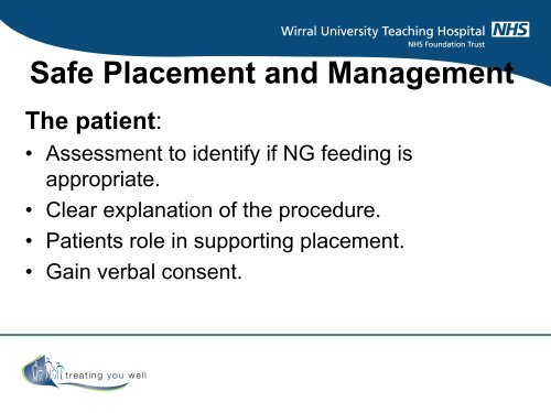 NG Feeding Tube Training