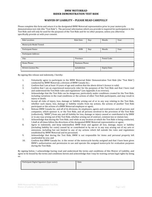 how to test ride a motorcycle