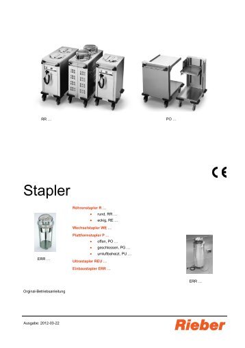 Stapler - Rieber GmbH & Co. KG