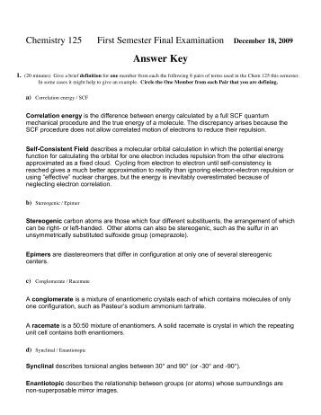 Answer Key