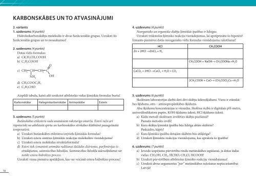 2.TEMATS KARBONSKĀBES UN TO ATVASINĀJUMI Temata ... - DZM