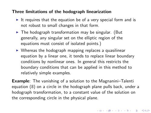 A Mini-course on EllipticâHyperbolic Equations - ICMS