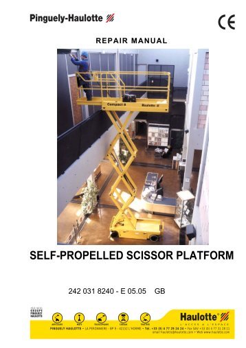 self-propelled scissor platform - AJ Maskin AS