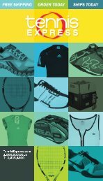 Fall 10 Catalog - Tennis Express
