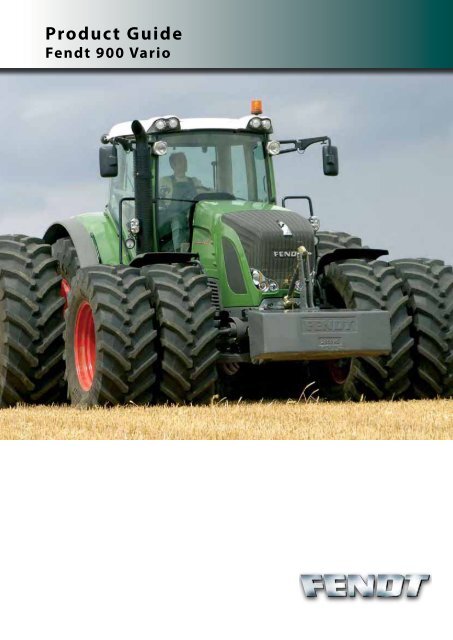 Vario 900 Product Info Guide - Farm Depot