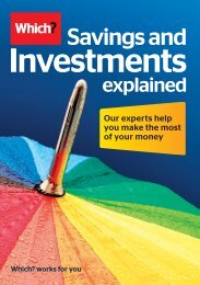 Savings and Investments - Magazine