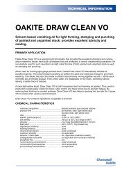 oakiteÂ® draw clean vo - Industrial Cleaning Supply