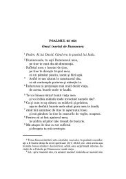 PSALMUL 63 (62) Omul Ã®nsetat de Dumnezeu 1 Psalm. Al lui David ...