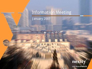 Information Meeting - Nexity