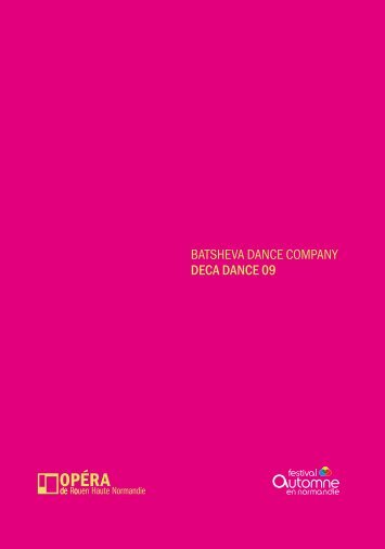 Programme de salle Batsheva Dance Company - OpÃ©ra de Rouen ...