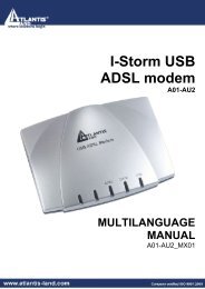 I-Storm USB ADSL modem - Atlantis Land