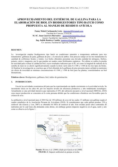 aprovechamiento del estiércol de gallina para la elaboración de biol ...