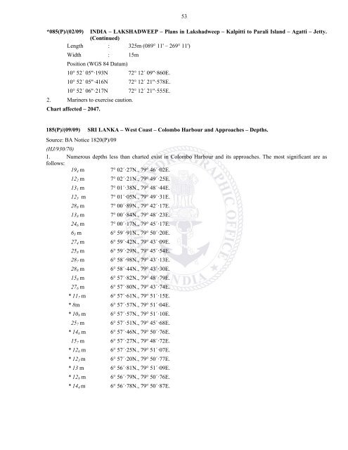 annual edition - 2011 - Indian Naval Hydrographic Department