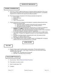 Respiratory Emergencies - Summa Center for EMS