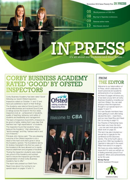 Issue 25 - Corby Business Academy