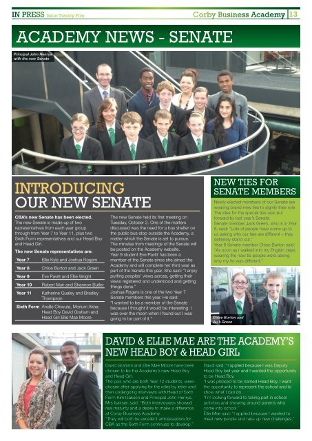 Issue 25 - Corby Business Academy