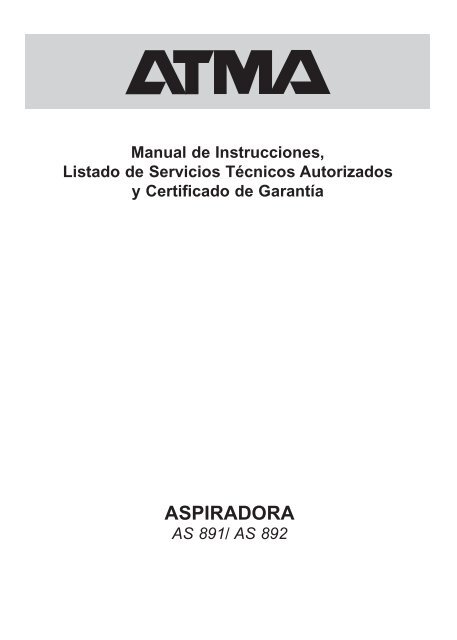 ASPIRADORA - Atma