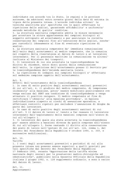 Gazzetta Ufficiale N. 266 del 15 Novembre 2007 - Cisl