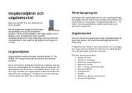 UngdomstjÃ¤nst och ungdomsvÃ¥rd - Ljungby