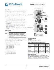 8rp Board Installation Sheet Utcfs Global Security Products