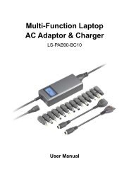 Multi-Function Laptop AC Adaptor & Charger - WES Components