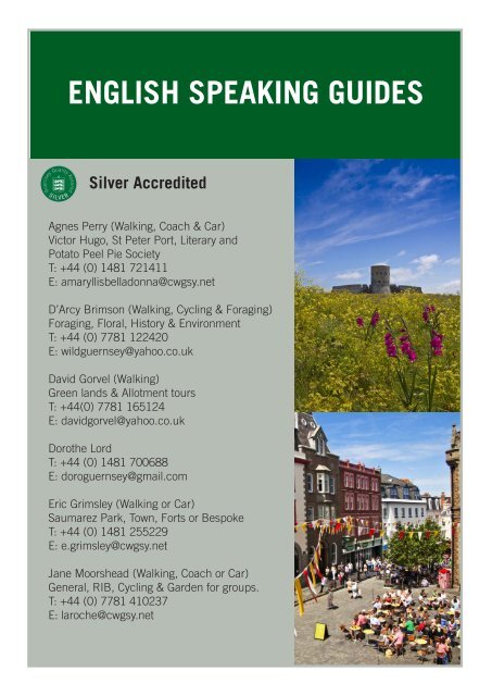 Accredited Guides - Visit Guernsey