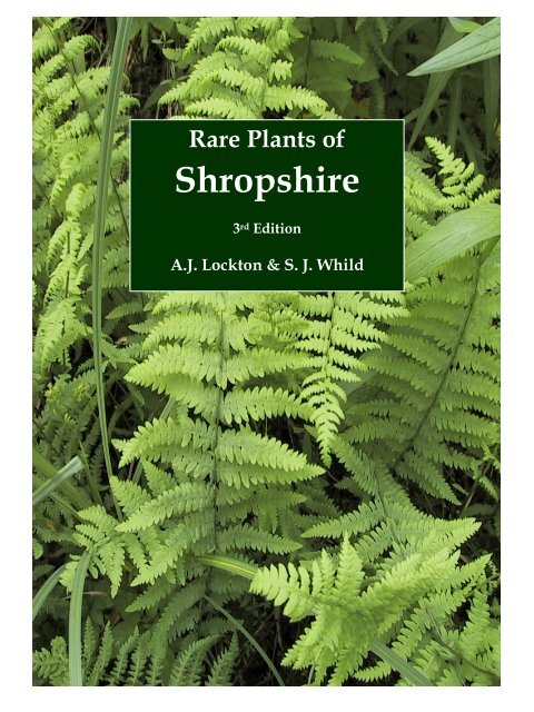 Shropshire Botanical Society Of The British Isles