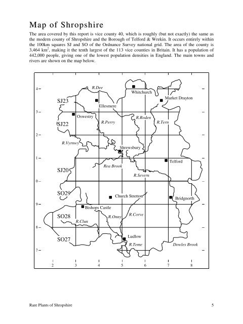 Shropshire - Botanical Society of the British Isles