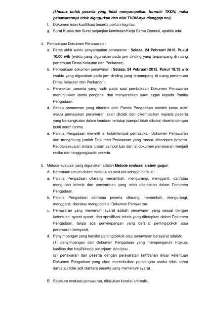 PANITIA PENGADAAN BARANG/JASA - Kabupaten Pasuruan