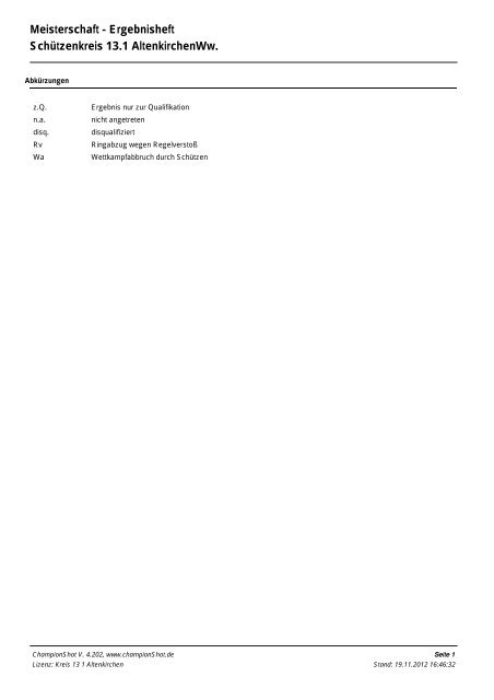 Ergebnisheft KM 2013 per 16 - Schützenkreis 131 Altenkirchen/Ww.